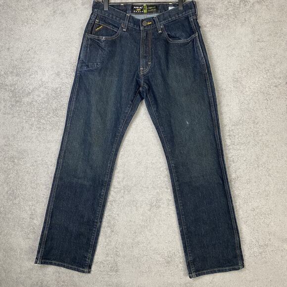 Ariat Other - Ariat Rebar M5 Jean Men 31x30.5 Straight Leg Workwear Denim Pants Durable Rugged